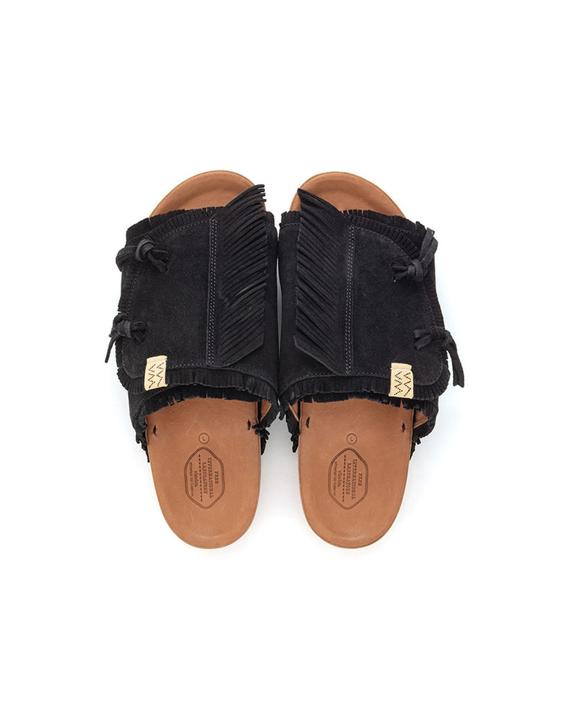 VISVIM CHRISTO SHAMAN-FOLK - BLACK