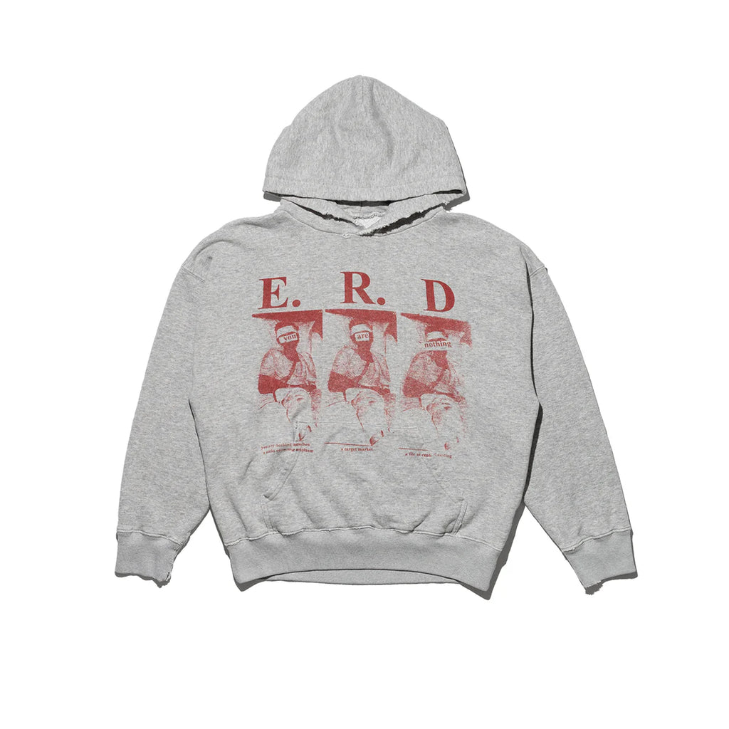 ENFANTS RICHES DÉPRIMÉS YOU ARE NOTHING HOODIE - HEATHER GREY