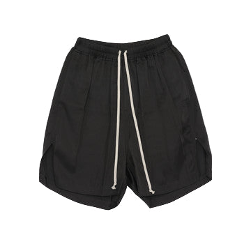 RICK OWENS CONCORDIANS BOXERS (CUPRO TWILL) - BLACK