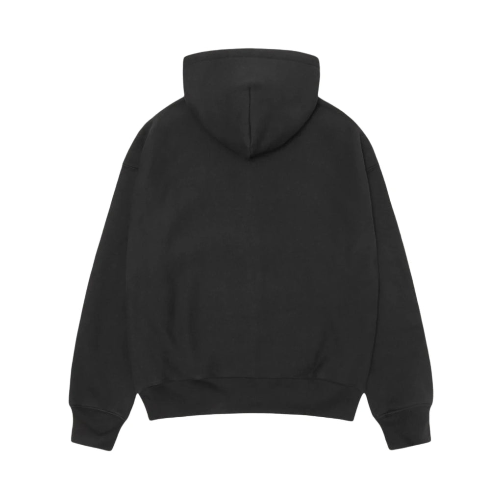 STÜSSY STUSSY EST PRINTED ZIP HOODIE - BLACK
