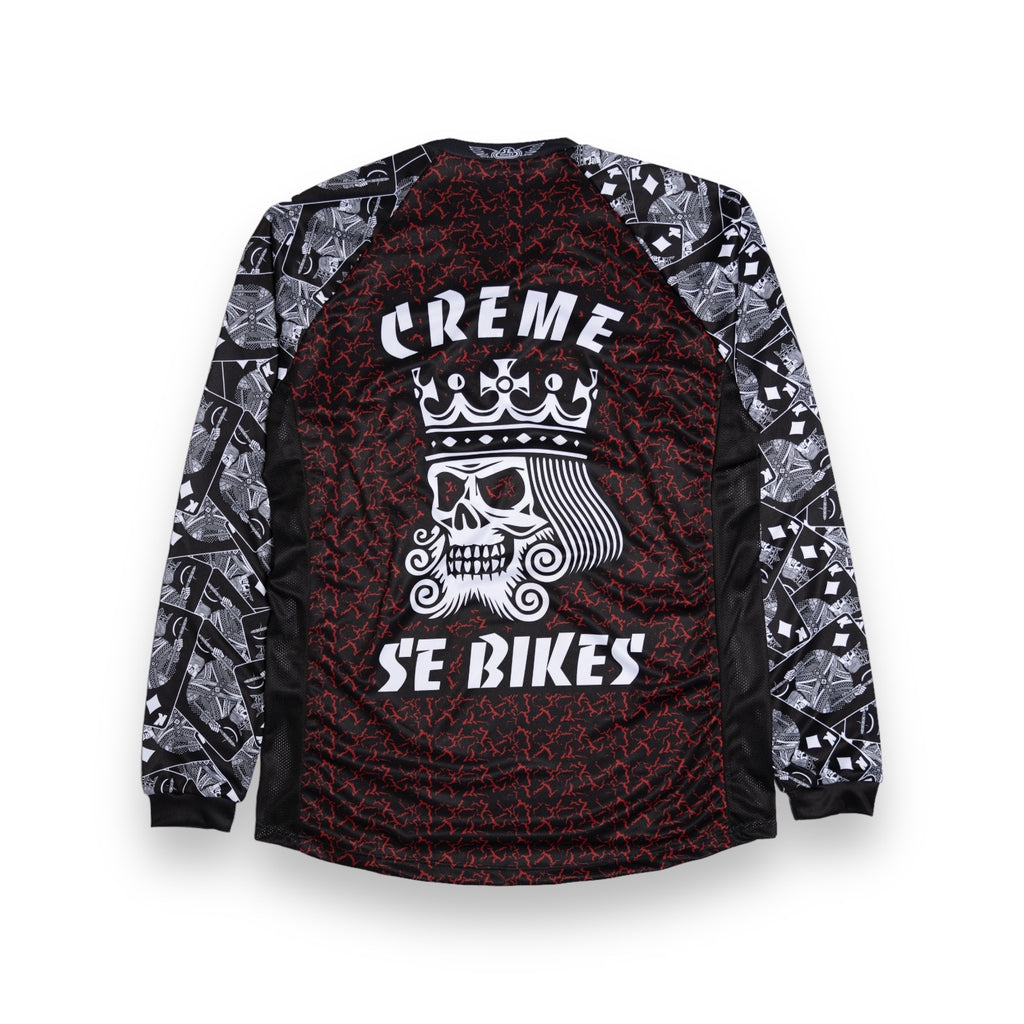 SE BIKES X CREME JERSEY - BLACK/RED