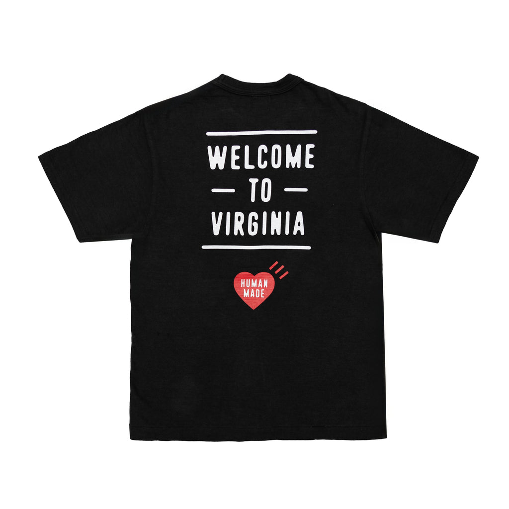 VIRGINIA MADE BY HUMAN MADE GRAPHIC T-SHIRT - BLACK