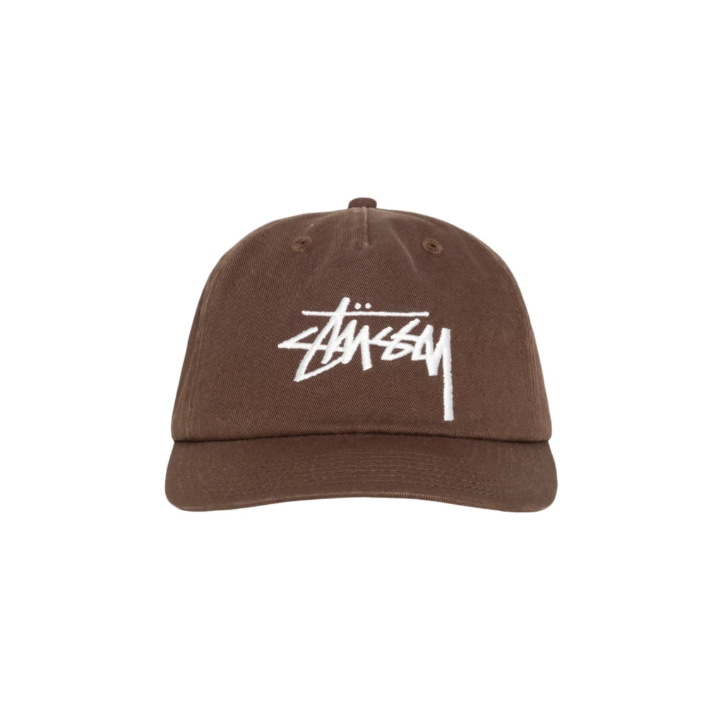 STÜSSY BIG STOCK MID DEPTH CAP - CHOCOLATE