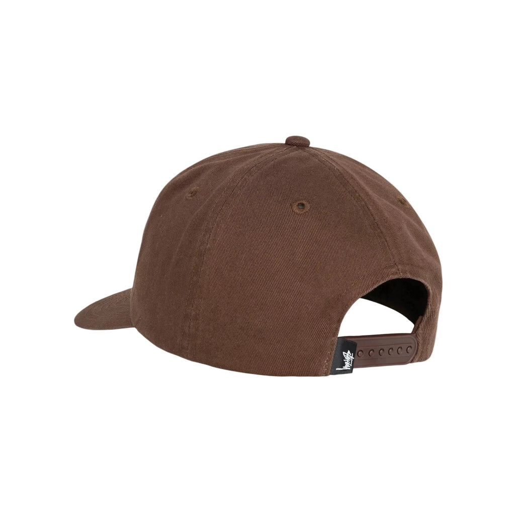 STÜSSY BIG STOCK MID DEPTH CAP - CHOCOLATE