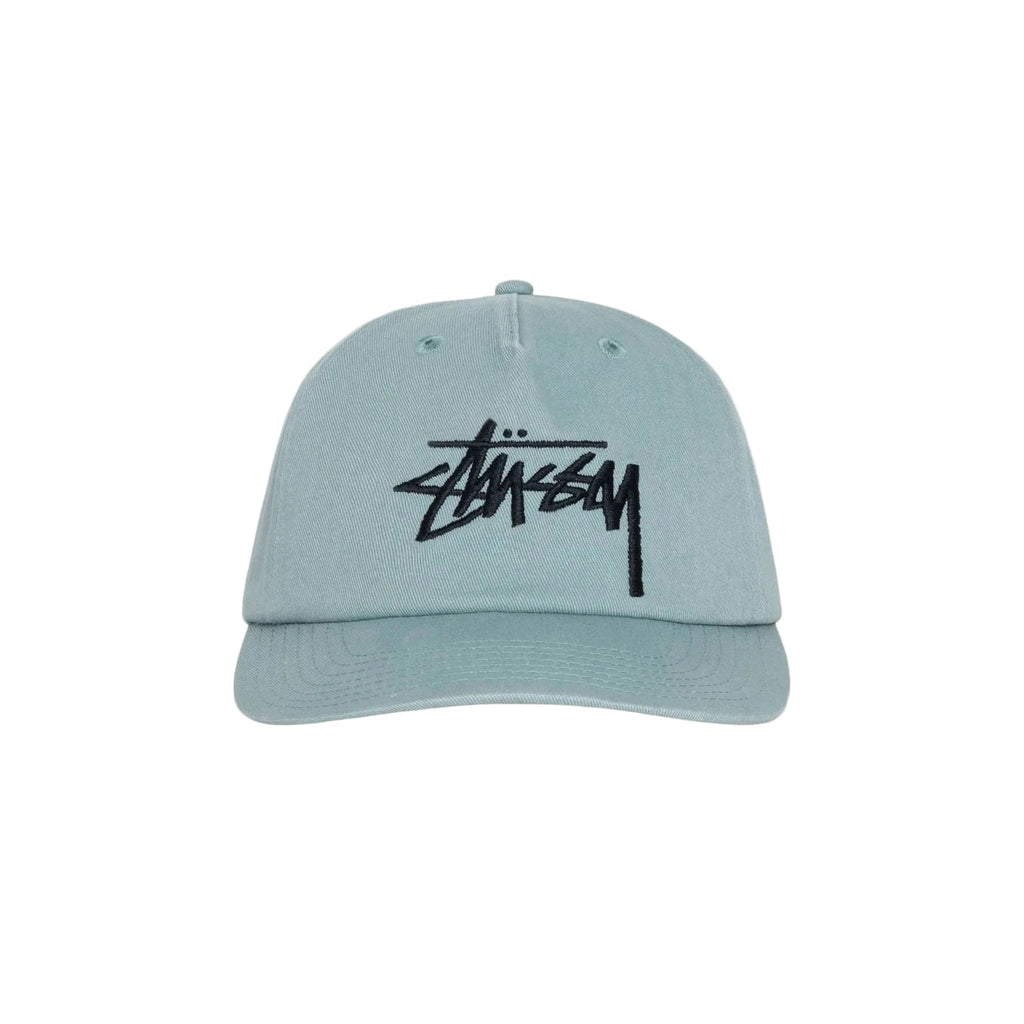 STÜSSY BIG STOCK MID DEPTH CAP - SEA WATER