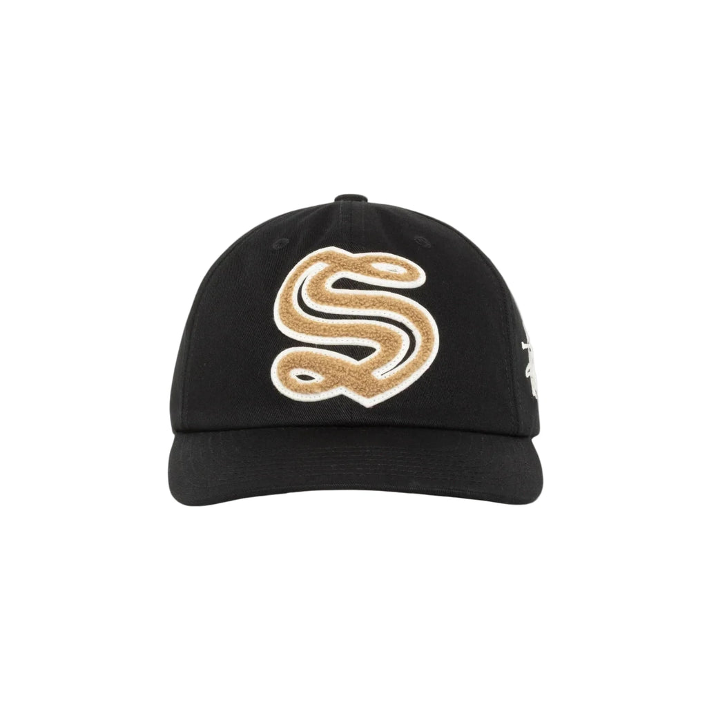 STÜSSY MID-DEPTH GOTHIC S SNAPBACK - BLACK