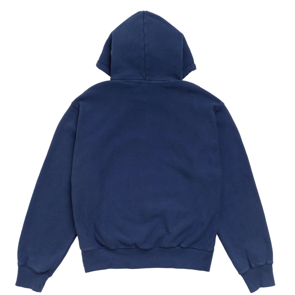 STÜSSY BLOCK SPORT HOODIE GARMENT DYED - MIDNIGHT