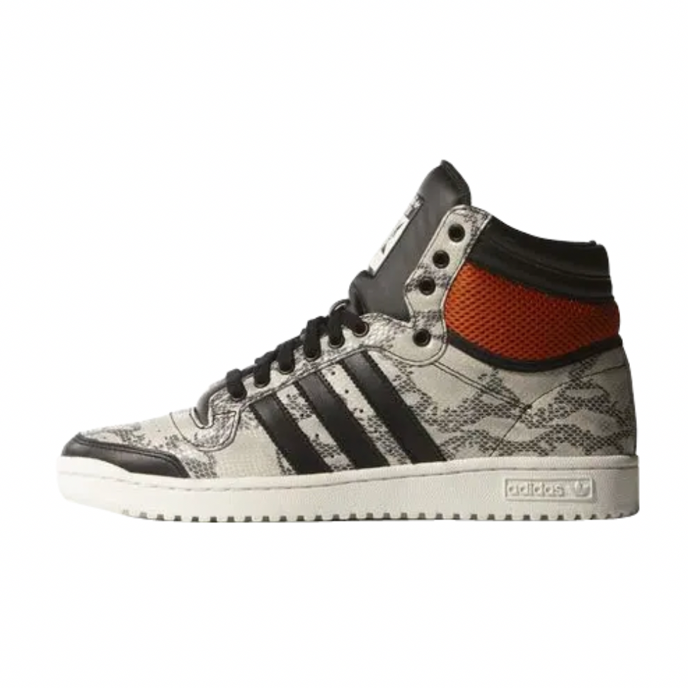 ADIDAS ORIGINALS TOP TEN HI - CORE BLACK/WHITE