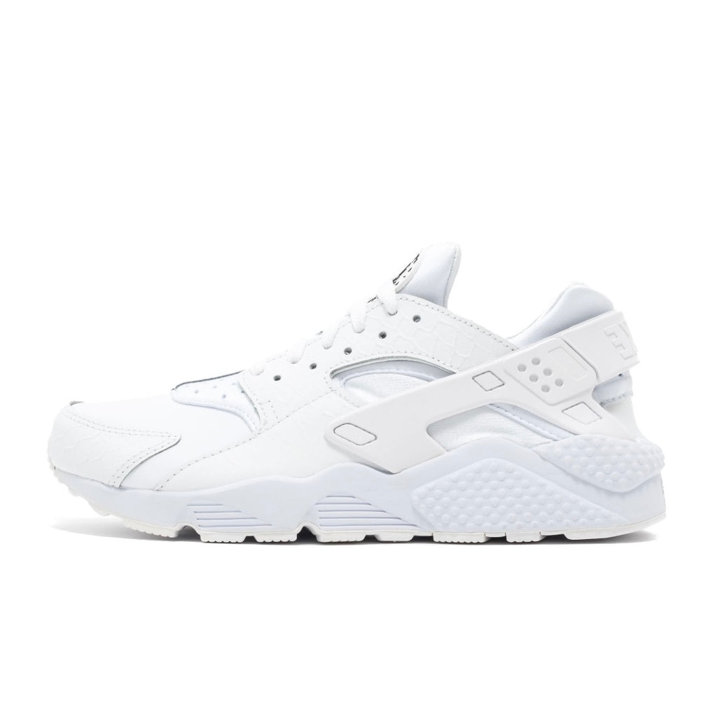 NIKE AIR HUARACHE PREMIUM 'SNAKESKIN - WHITE/WHITE-BLACK
