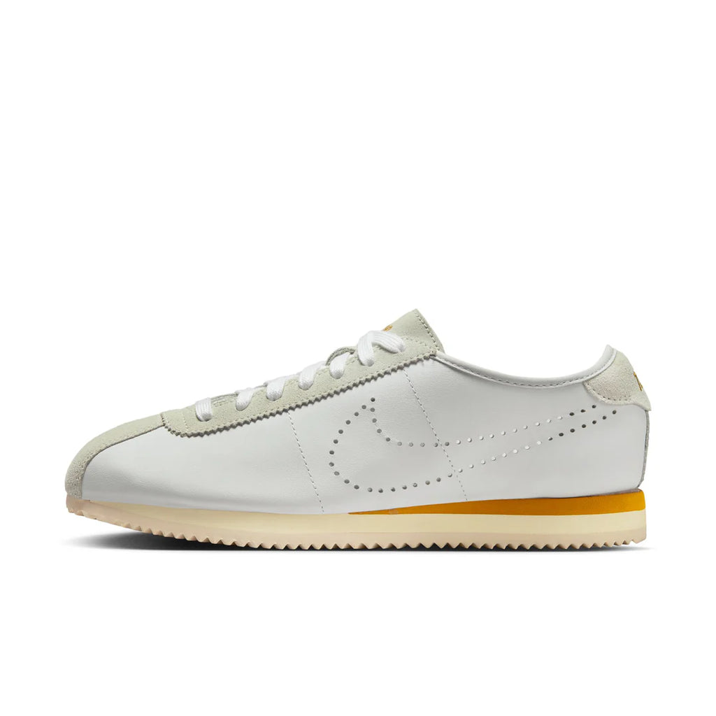WOMENS NIKE CORTEZ LEATHER - WHITE/BRONZE-LIGHT BONE