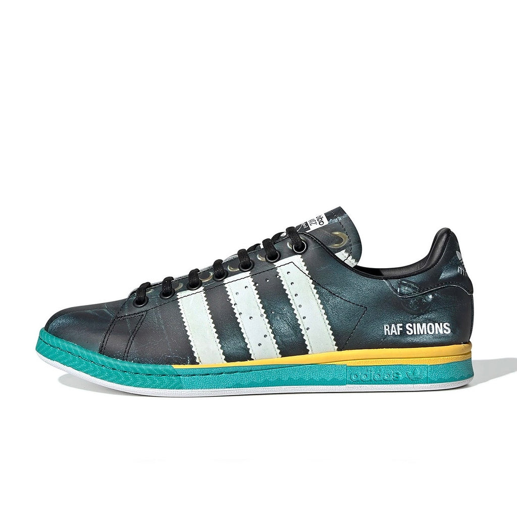 ADIDAS x RS SAMBA STAN SHOES - CORE BLACK / CLOUD WHITE / BRIGHT BLUE