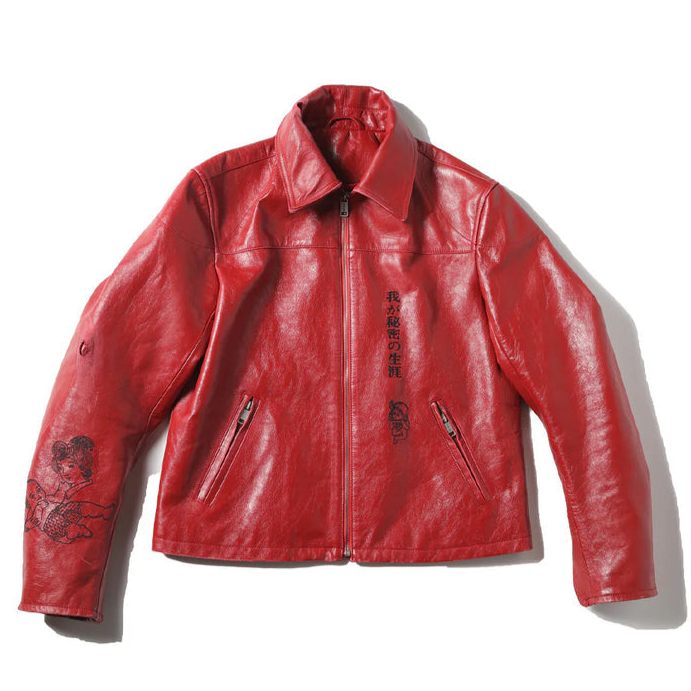 ENFANTS RICHES DÉPRIMÉS THE BULLY JACKET - RED / BLACK