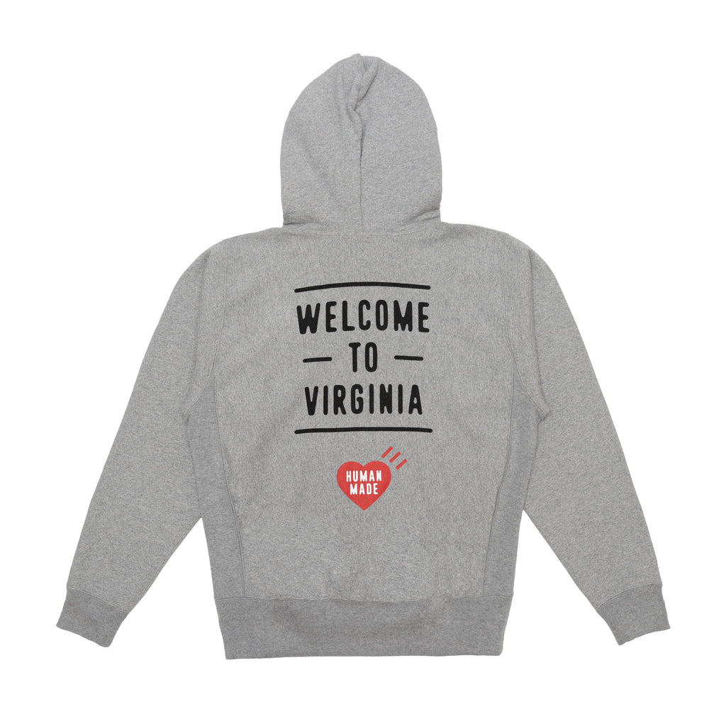 VIRGINIA MADE BY HUMAN MADE HEAVY WEIGHT HOODIE - GRAY