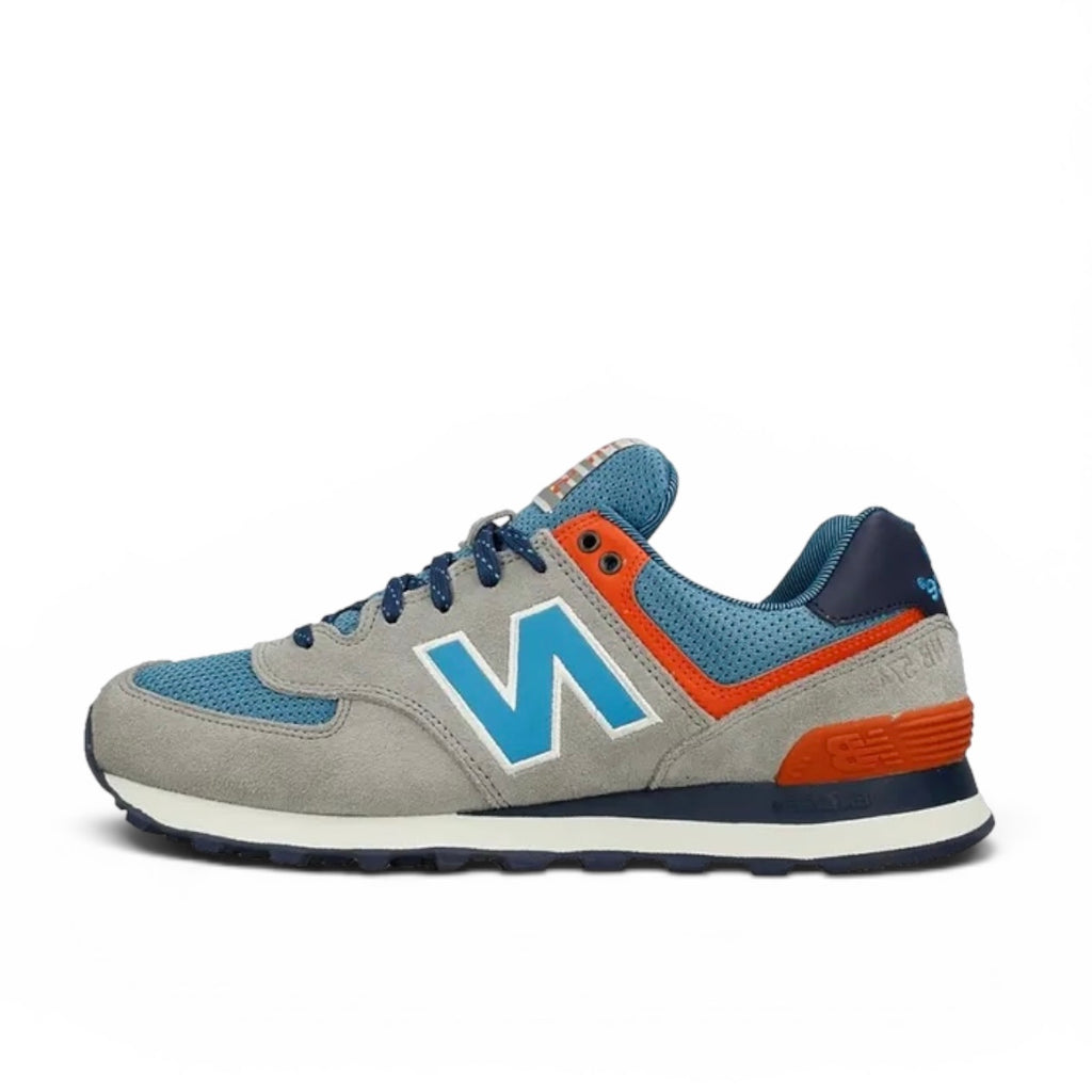 NEW BALANCE 574 ‘OUT EAST’ - GREY/BLUE/ORANGE