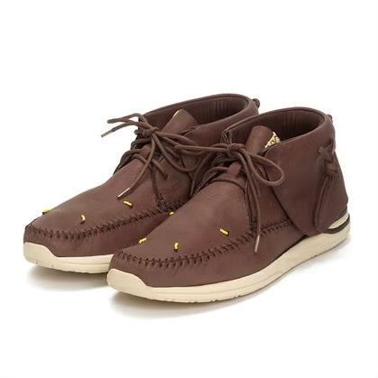 VISVIM FBT LHAMO-FOLK - DK BROWN