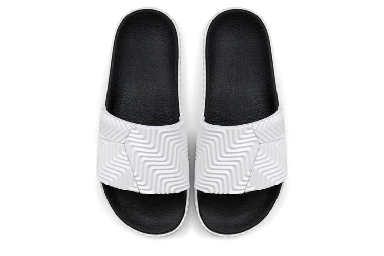 ADIDAS ORIGINALS BY ALEXANDER WANG ADILETTE - WHITE/BLACK