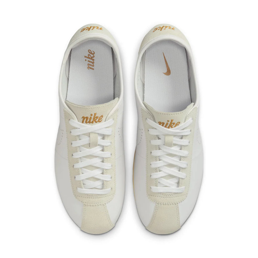 WOMENS NIKE CORTEZ LEATHER - WHITE/BRONZE-LIGHT BONE