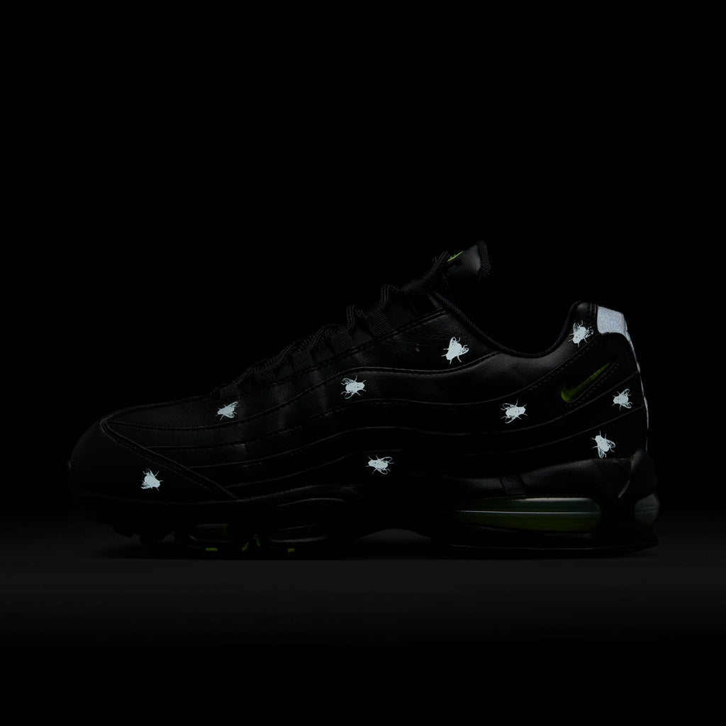 NIKE AIR MAX 95 PREMIUM - BLACK/NEON YELLOW-BLACK-MTLC DARK GREY