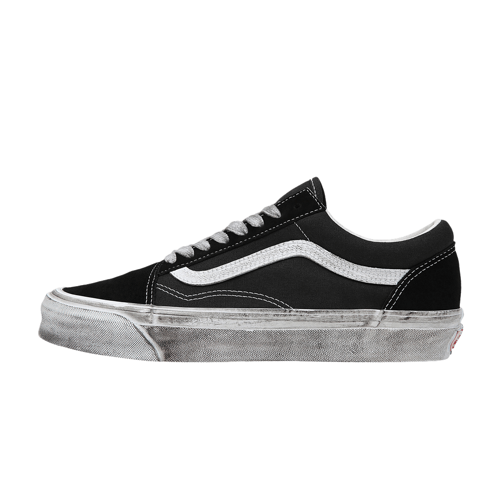 VANS VAULTS OG OLD SKOOL LX STRESSED - BLACK/WHITE