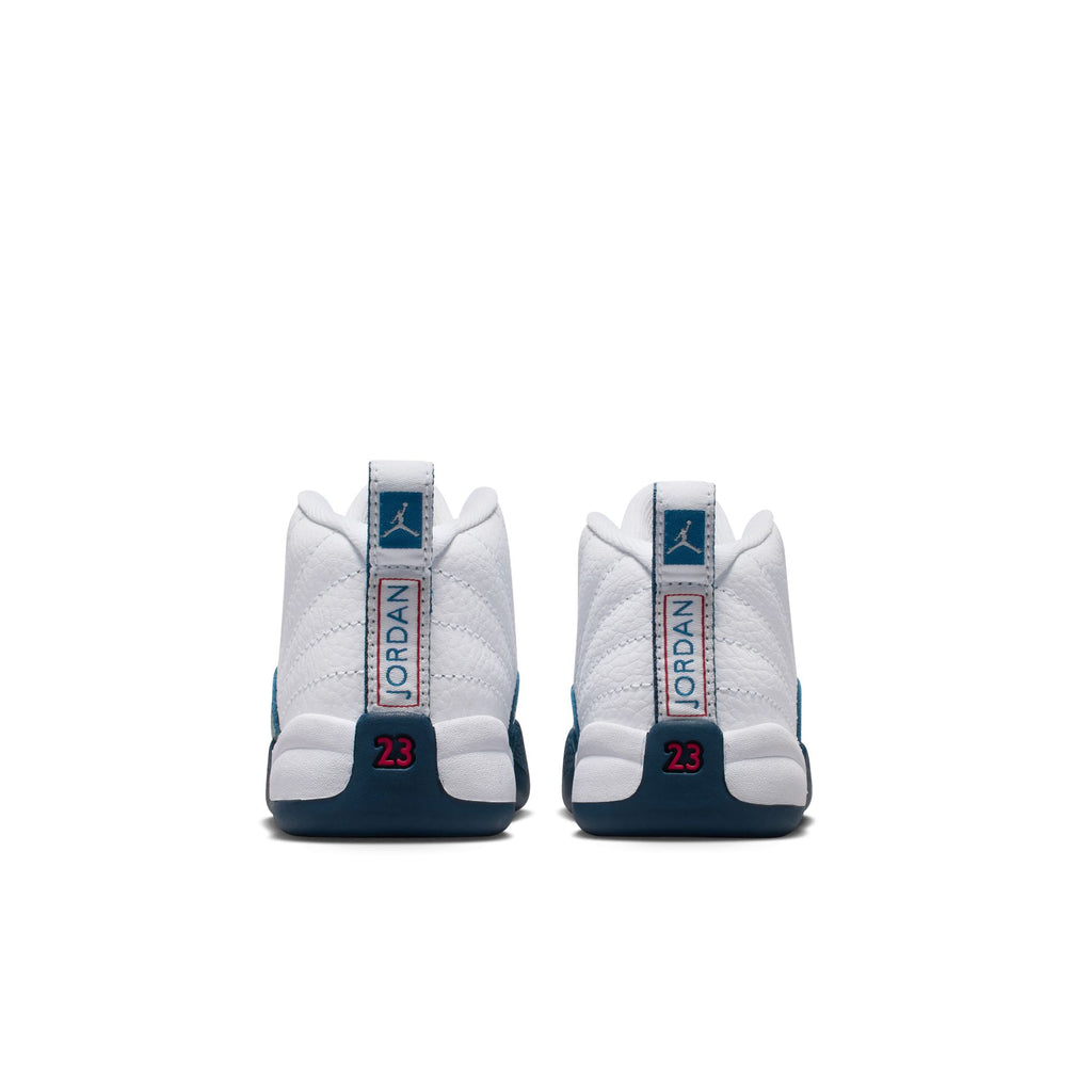 AIR JORDAN 12 RETRO TD - WHITE/FRENCH BLUE-METALLIC SILVER