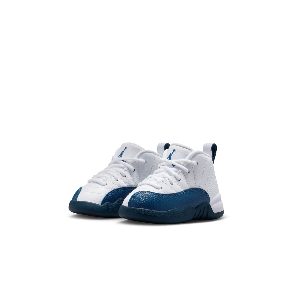 AIR JORDAN 12 RETRO TD - WHITE/FRENCH BLUE-METALLIC SILVER