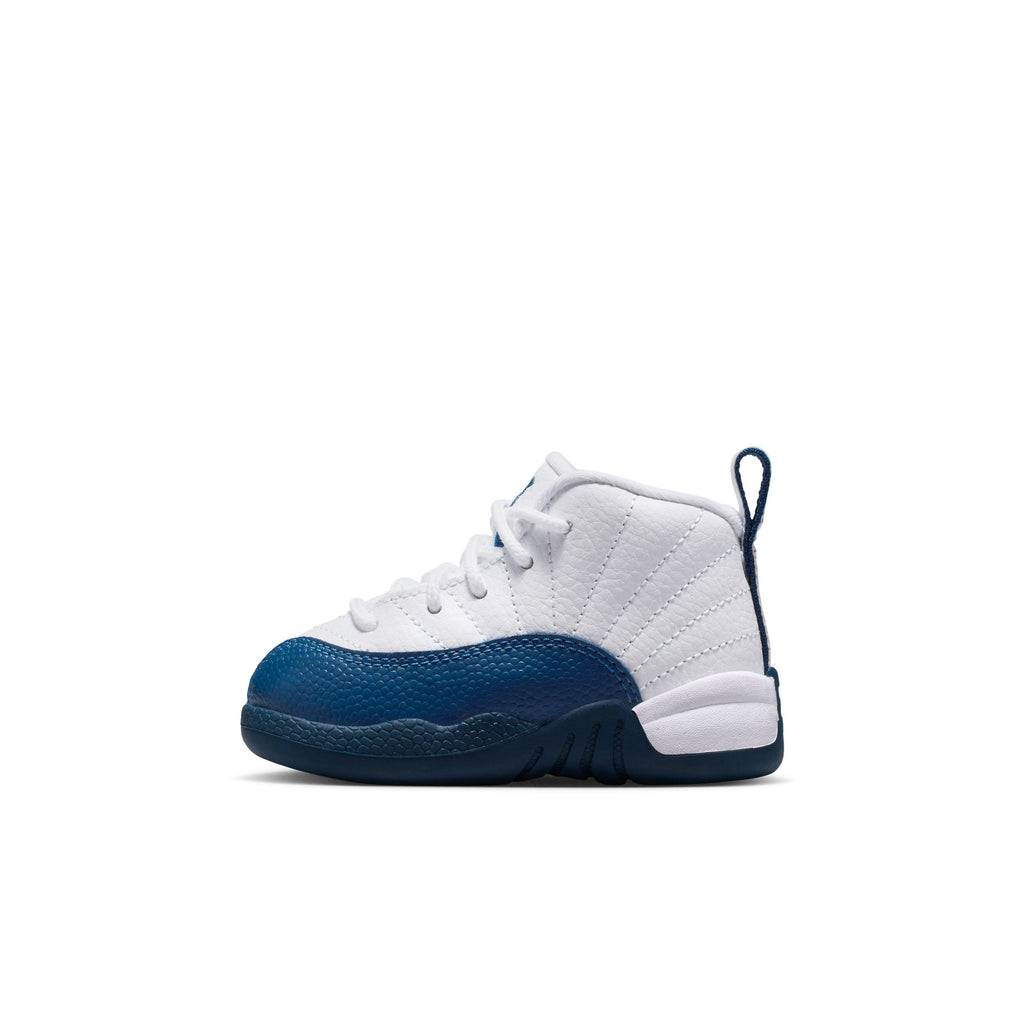AIR JORDAN 12 RETRO TD - WHITE/FRENCH BLUE-METALLIC SILVER