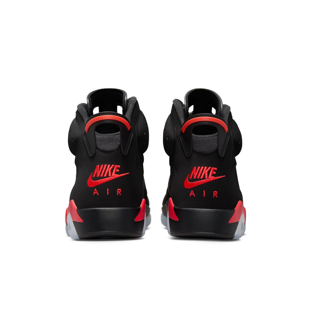 AIR JORDAN 6 RETRO "INFRARED SALESMAN" - BLACK/LT CRIMSON
