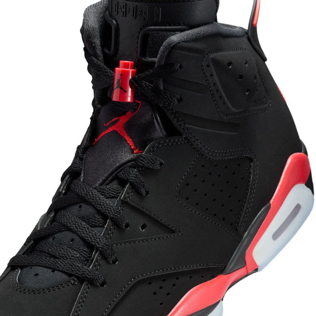 AIR JORDAN 6 RETRO "INFRARED SALESMAN" - BLACK/LT CRIMSON