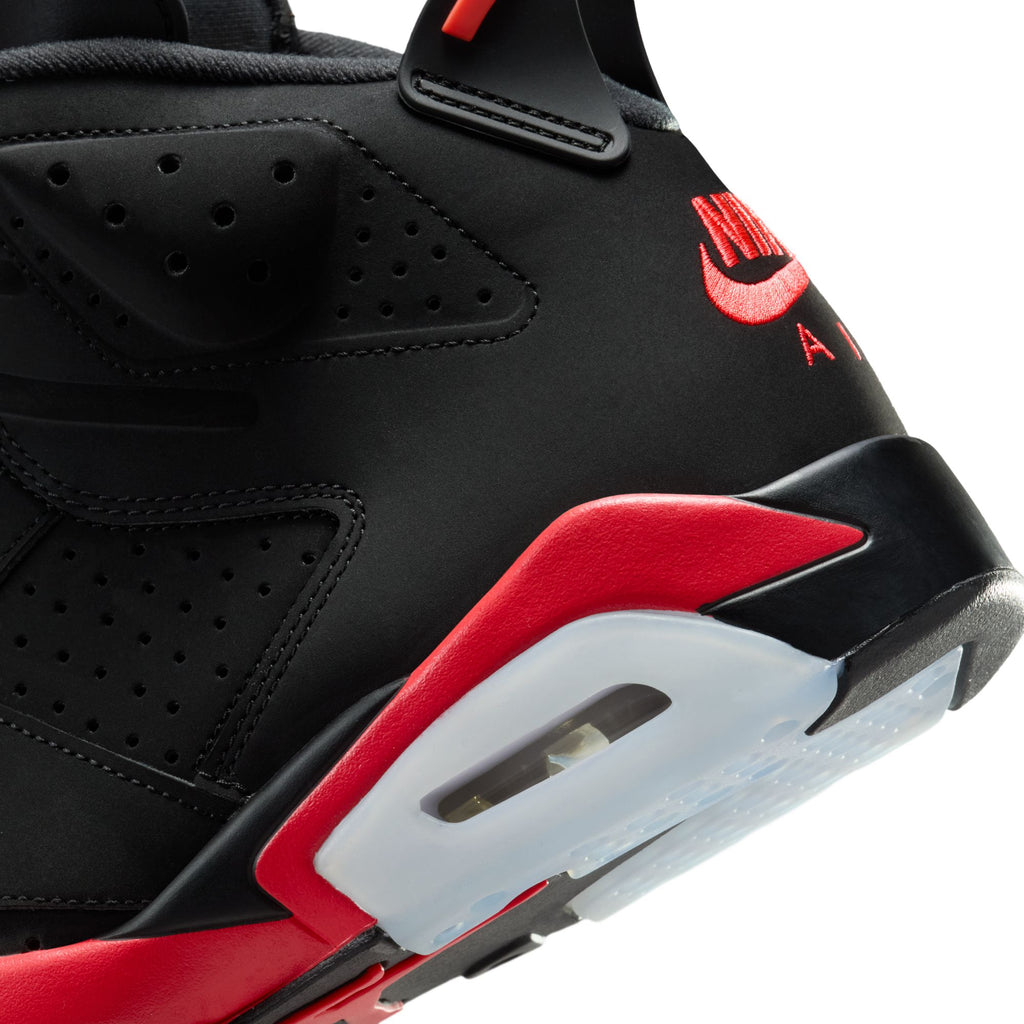 AIR JORDAN 6 RETRO "INFRARED SALESMAN" - BLACK/LT CRIMSON
