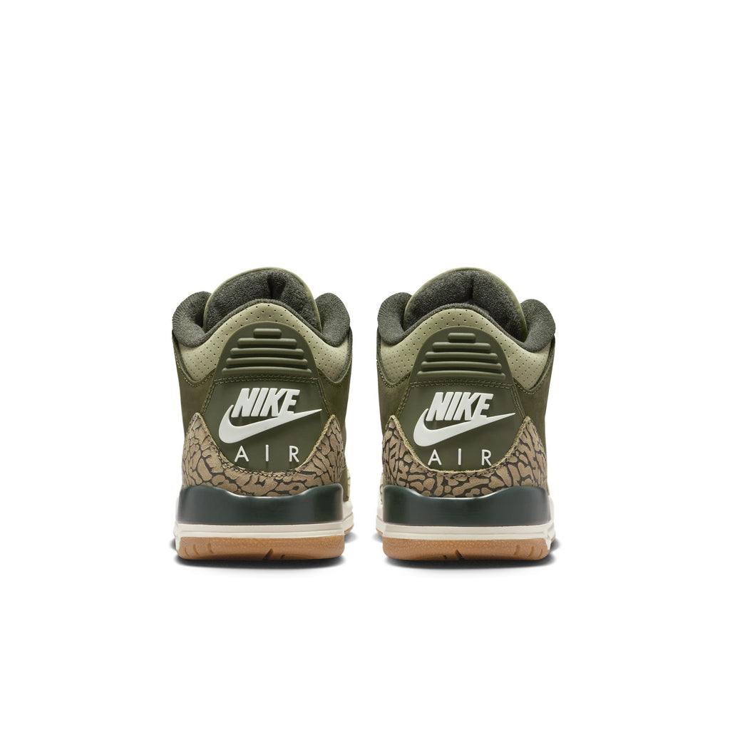 AIR JORDAN 3 RETRO GS - MEDIUM OLIVE/SEQUOIA-NEUTRAL OLIVE-SAIL