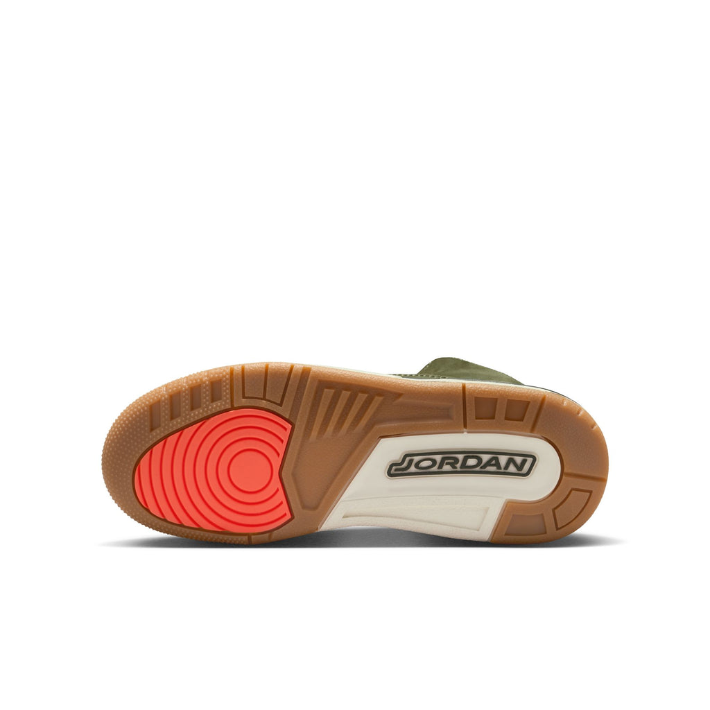 AIR JORDAN 3 RETRO GS - MEDIUM OLIVE/SEQUOIA-NEUTRAL OLIVE-SAIL