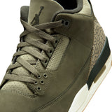 AIR JORDAN 3 RETRO - MEDIUM OLIVE/SEQUOIA-NEUTRAL OLIVE-SAIL