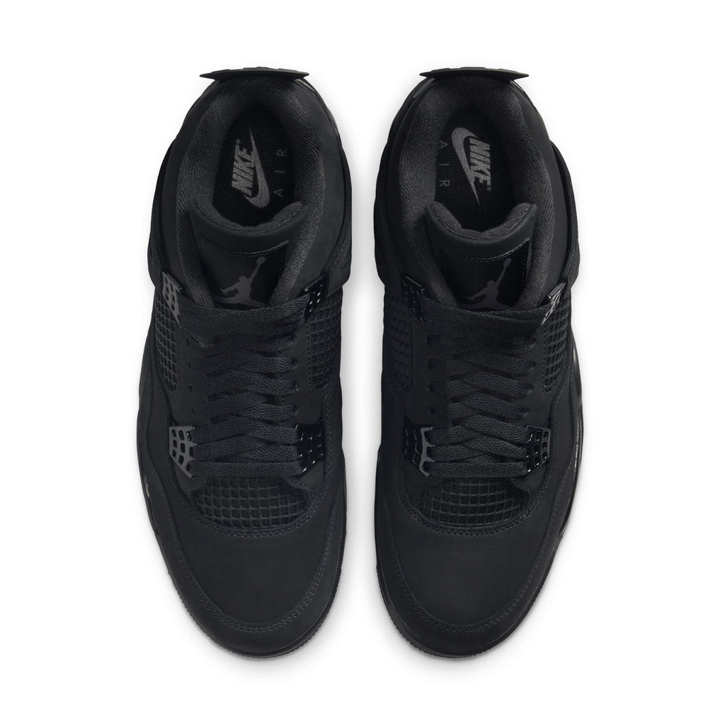 AIR JORDAN 4 RETRO 'BLACK CAT' - BLACK/BLACK-LT GRAPHITE