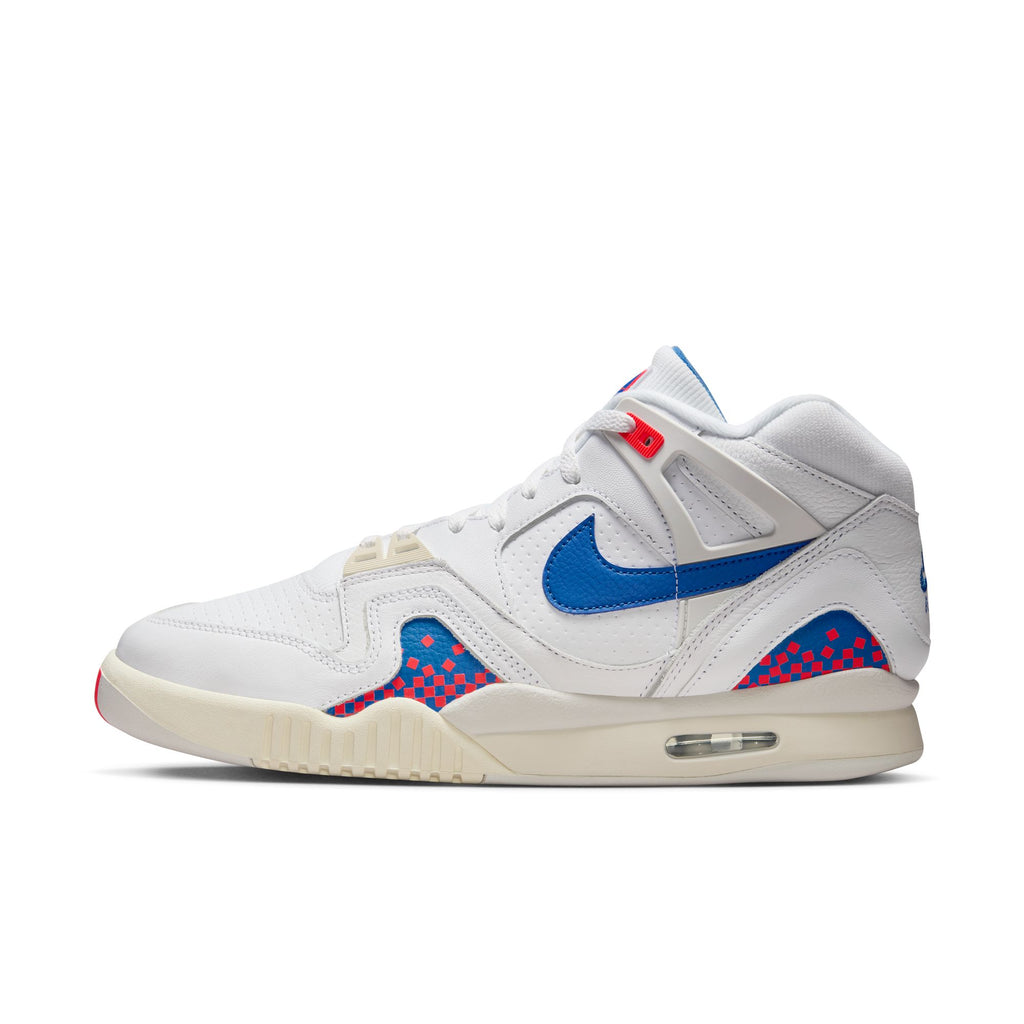 NIKE AIR TECH CHALLENGE II QS - WHITE/ROYAL BLUE-LASER CRIMSON