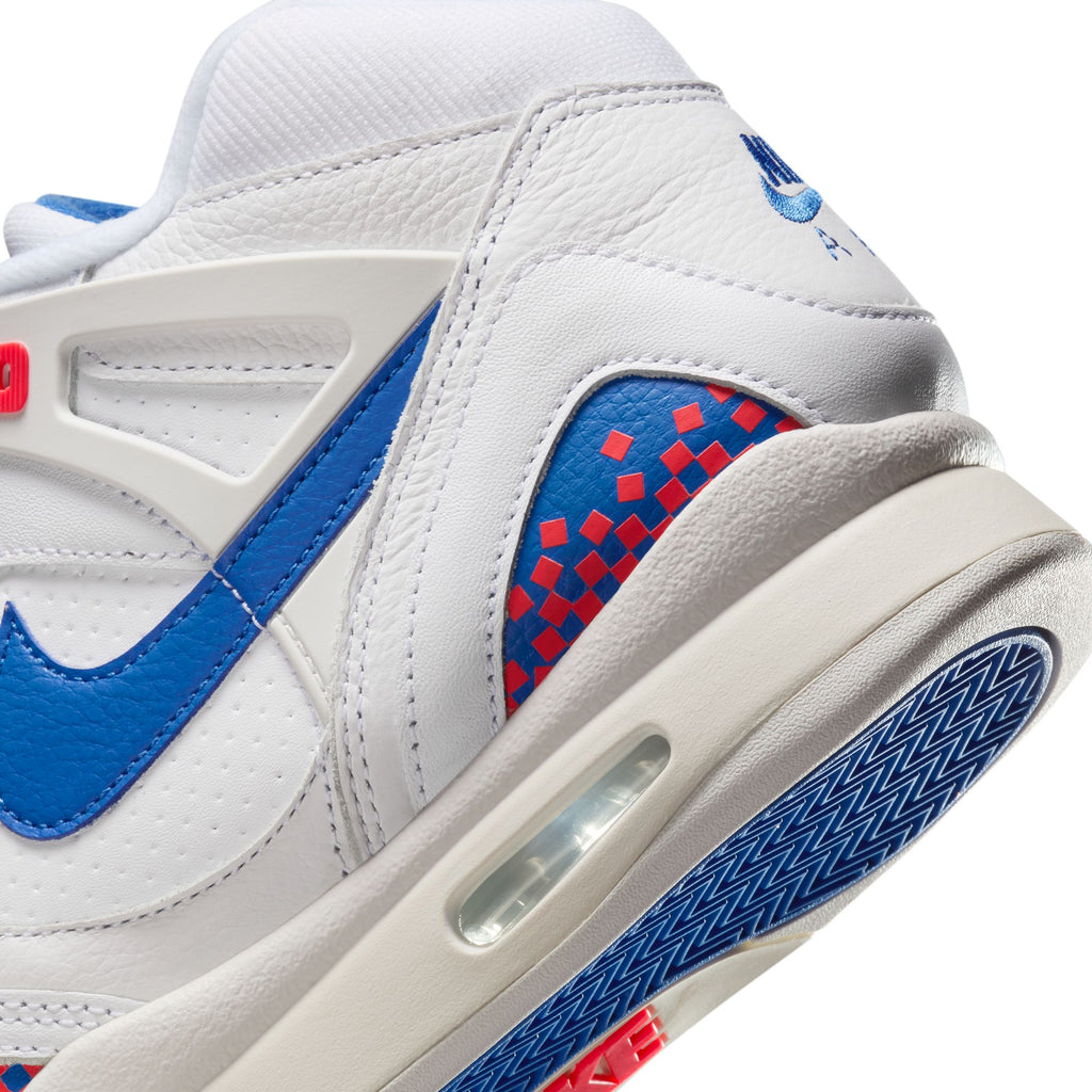 NIKE AIR TECH CHALLENGE II QS - WHITE/ROYAL BLUE-LASER CRIMSON