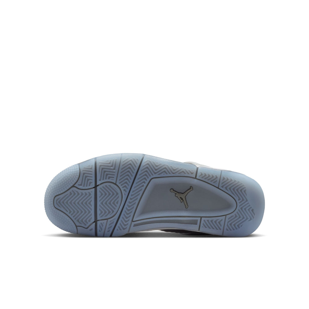 AIR JORDAN 4 RETRO 'BLUE CHILL' GS - PHOTON DUST/BLUE CHILL-FLAT PEWTER-WHITE