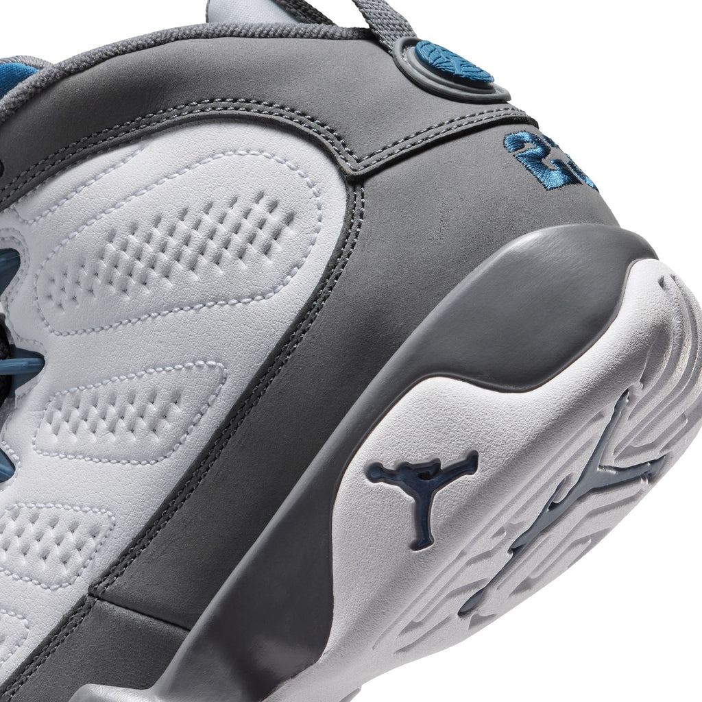 AIR JORDAN 9 RETRO GS - WHITE/FRENCH BLUE-FLINT GREY