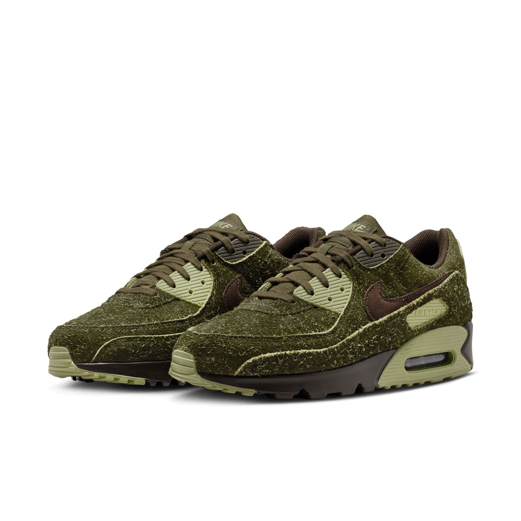 NIKE AIR MAX 90 PRM "SKUNK" - CARGO KHAKI/VELVET BROWN-OLD MOSS