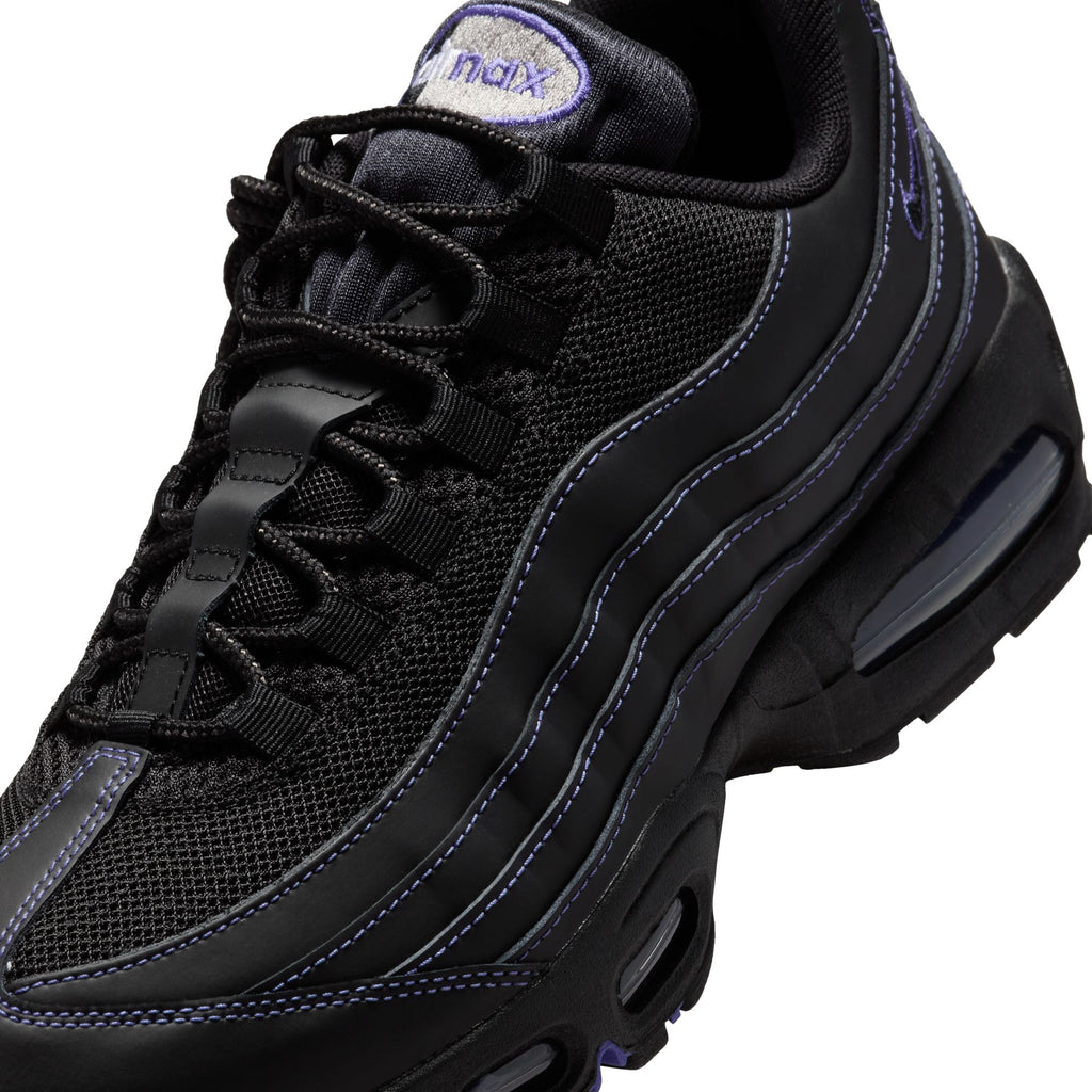 NIKE AIR MAX 95 OG - BLACK/BLACK-PERSIAN VIOLET-WOLF GREY