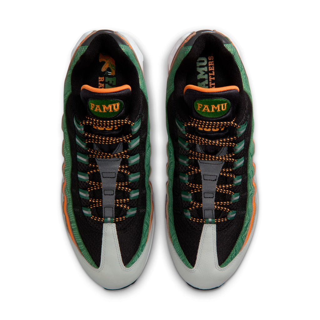 NIKE AIR MAX 95 "BIG BUBBLE" x YARDRUNNERS FLORIDA A&M UNIVERSITY - BLACK/WHITE-ORANGE HORIZON