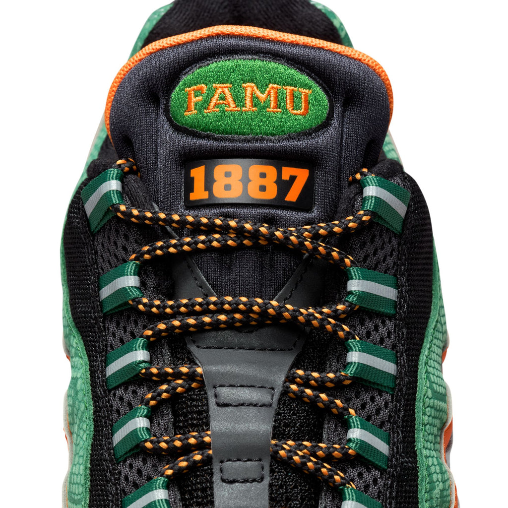 NIKE AIR MAX 95 "BIG BUBBLE" x YARDRUNNERS FLORIDA A&M UNIVERSITY - BLACK/WHITE-ORANGE HORIZON