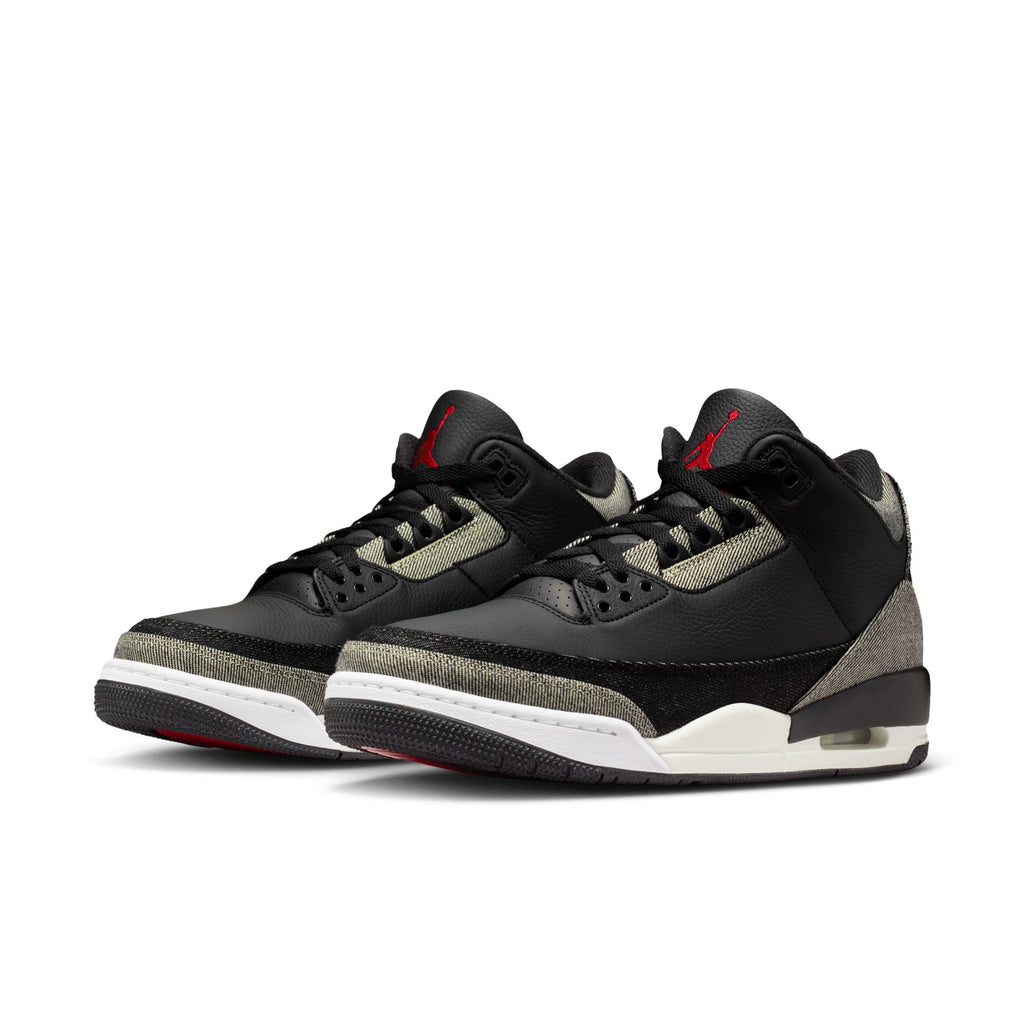 AIR JORDAN 3 X LEVI’S® “BLACK AND WHITE” - DENIM/BLACK-GYM RED