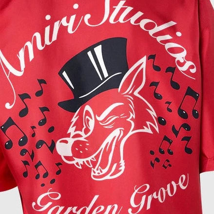 AMIRI STUDIOS S/S SHIRT - GOJI BERRY