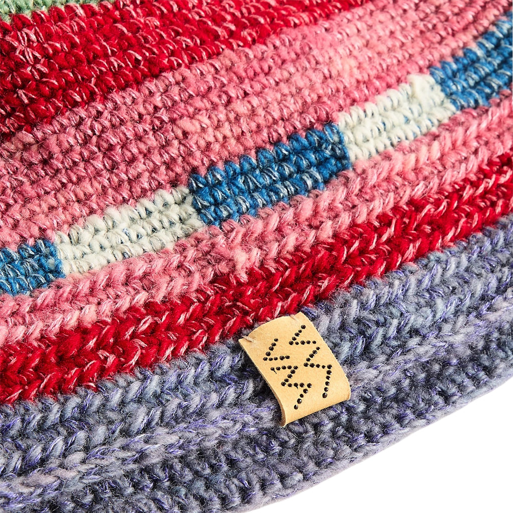 VISVIM MEDA CROCHET KNIT HAT (N.D.) - MULTICOLOR