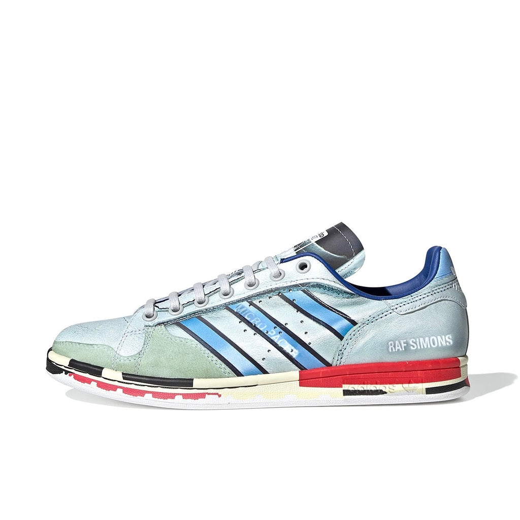 ADIDAS x RS MICROPACER STAN SMITH SHOES - SILVER METALLIC / RED / RED