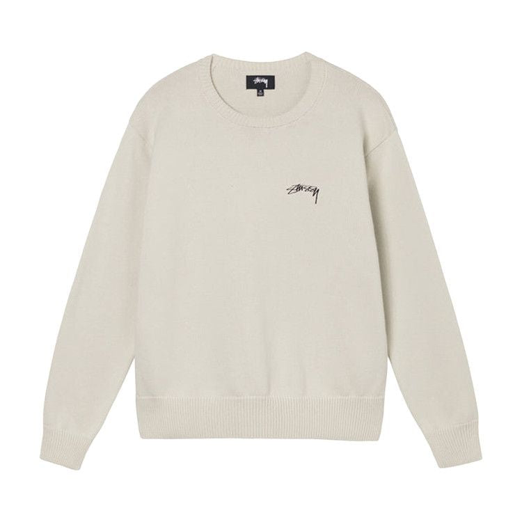STÜSSY CARE LABEL SWEATER - NATURAL