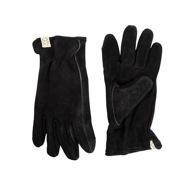 VISVIM SUEDE GLOVES - BLACK