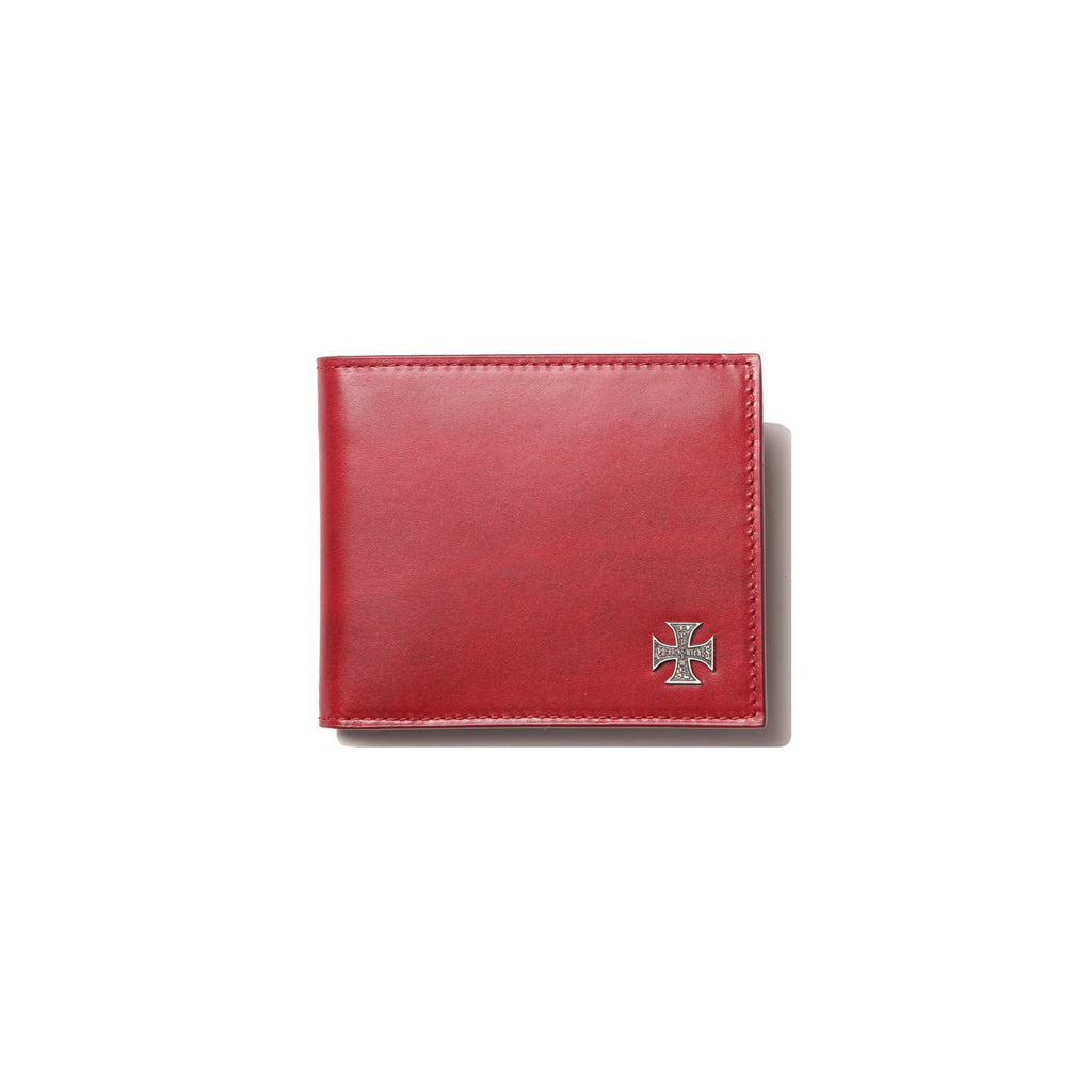 ENFANTS RICHES DÉPRIMÉS CROSS EMBLEM WALLET - BURGUNDY