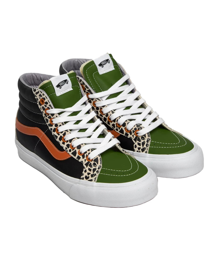 VANS SK8-HI REISSUE EF VLT LX 'ANIMAL PRINT’ - CACTUS /BLACK