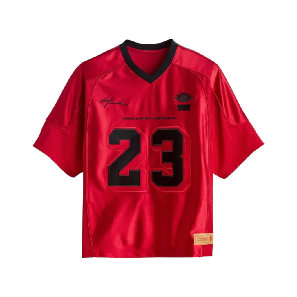 AIR JORDAN x LEVI'S® JERSEY - GYM RED/BLACK/PALE IVORY/BLACK
